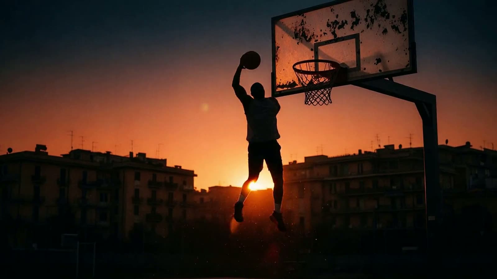 Atleti di sport diversi in una diretta PlaySport al tramonto